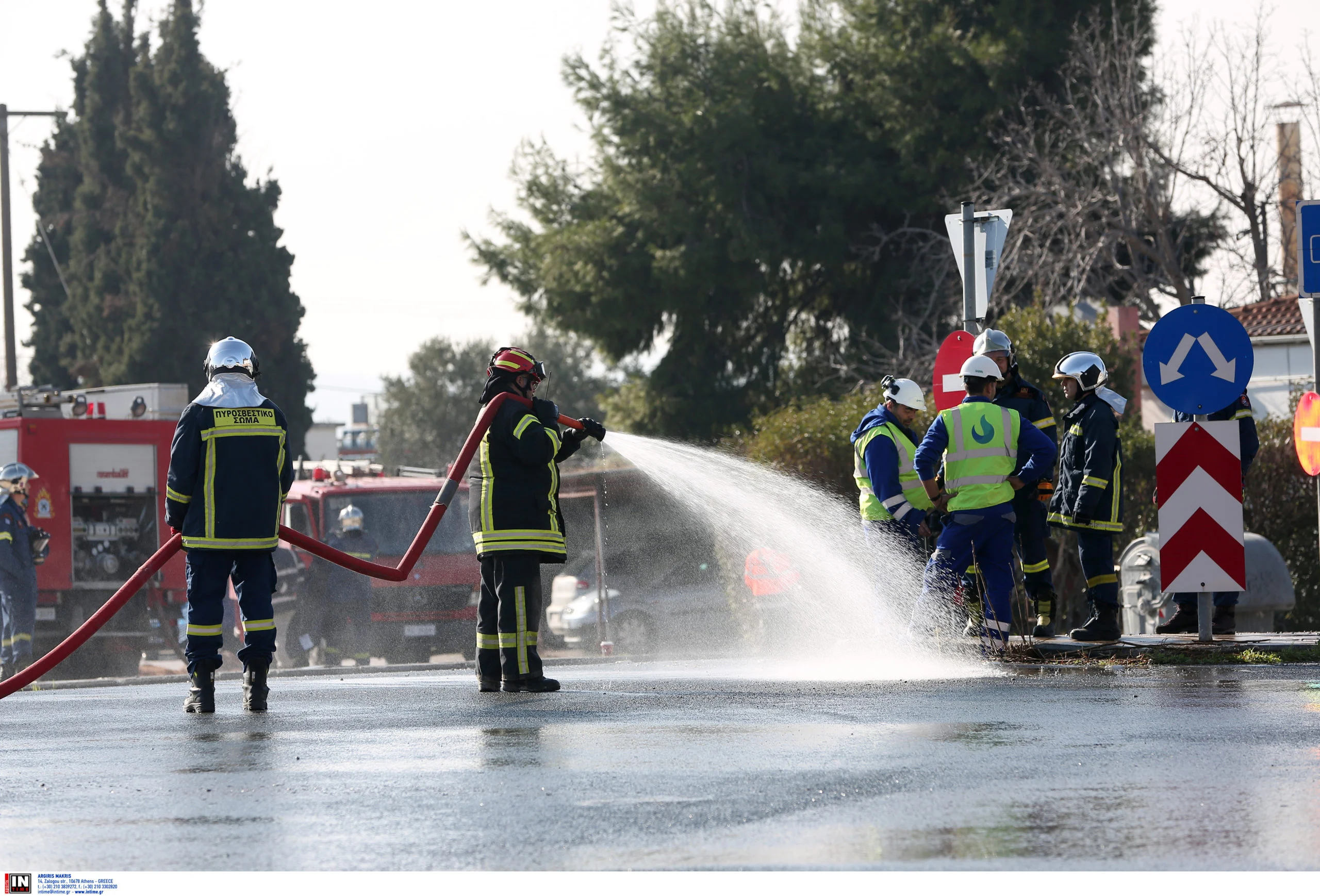 Θεσσαλονίκη: Επιδιορθώθηκε η βλάβη στον αγωγό φυσικού αερίου στη Θέρμη