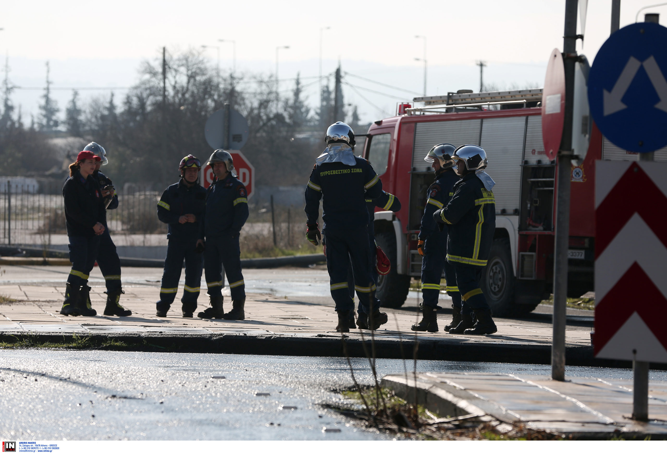 Θεσσαλονίκη διαρροή αερίου πυροσβεστική