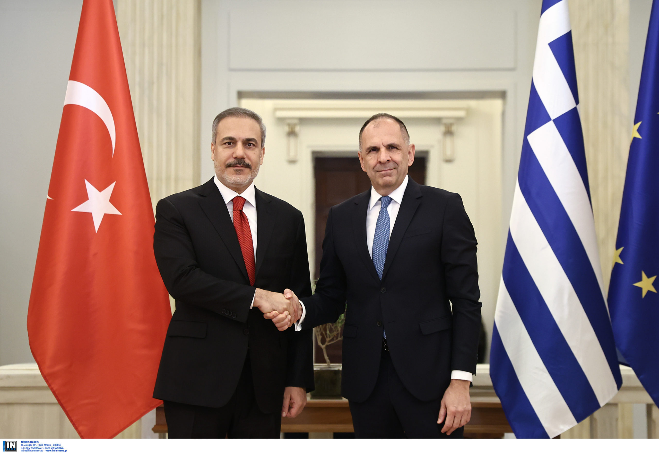 Συνάντηση Γεραπετρίτη – Φιντάν στην Ντόχα – Τι συζήτησαν