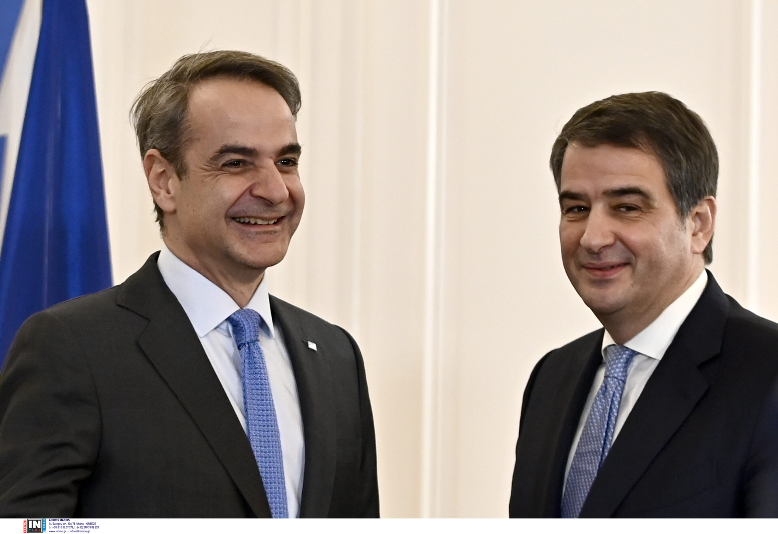 Συνάντηση Κυριάκου Μητσοτάκη με τον Raffaele Fitto, εκτελεστικό αντιπρόεδρο ΕΕ, αρμόδιο για τη συνοχή και τις μεταρρυθμίσεις