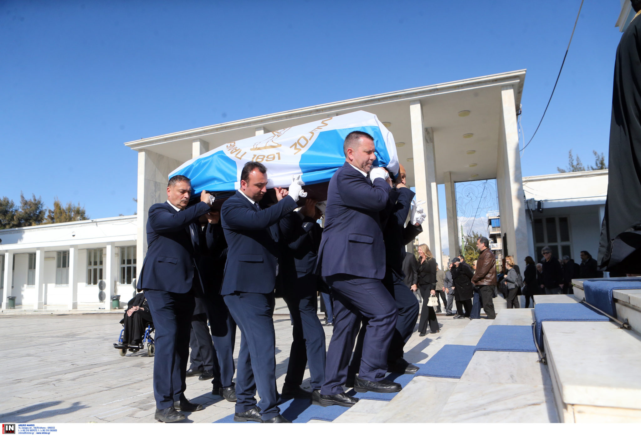 κηδεία Γιώργου Ρουμπάνη