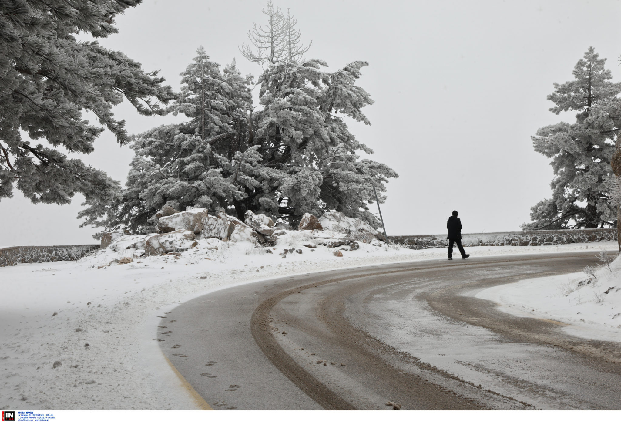 Χιόνια Πάρνηθα