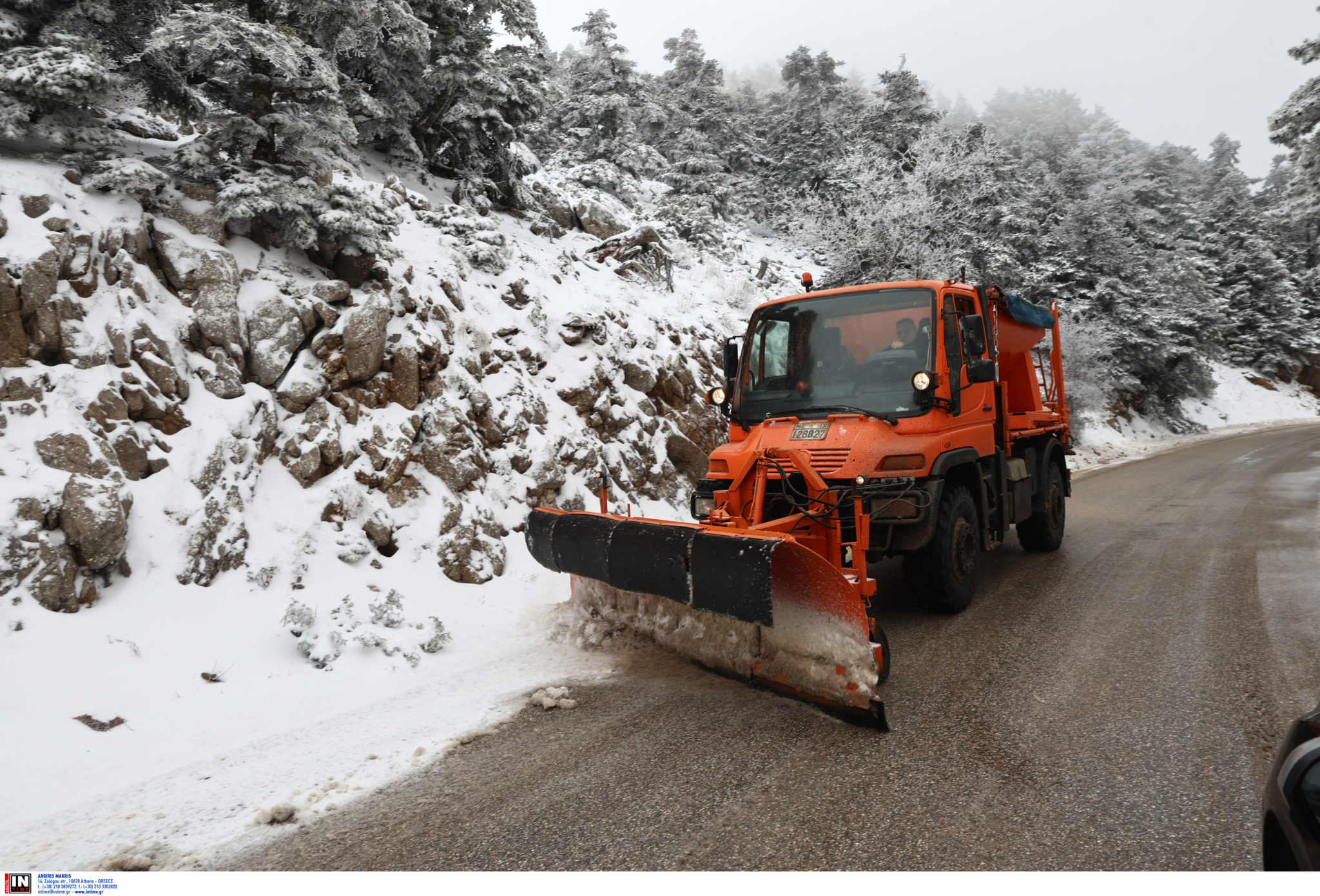 Χιόνια Πάρνηθα