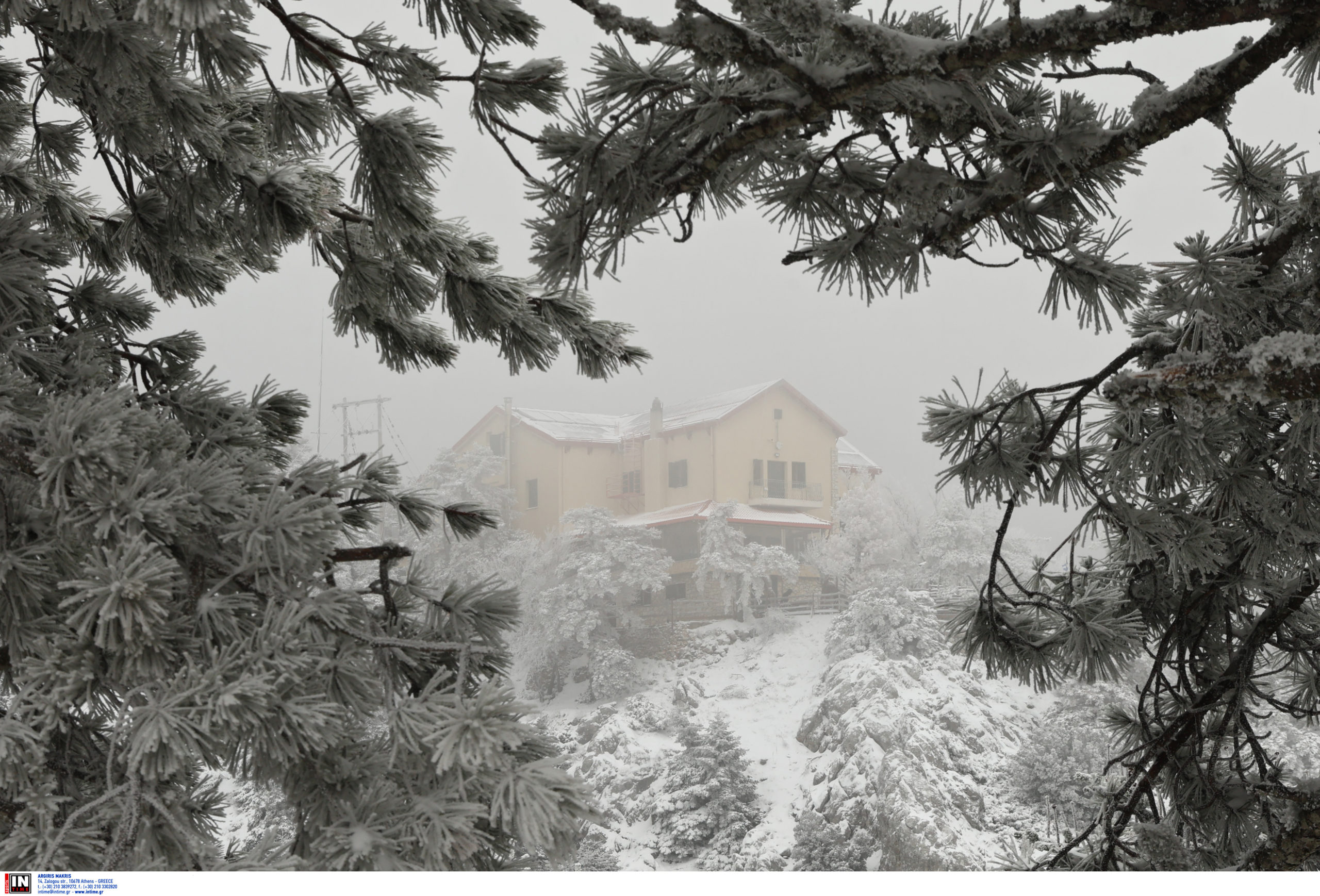 Χιόνια Πάρνηθα