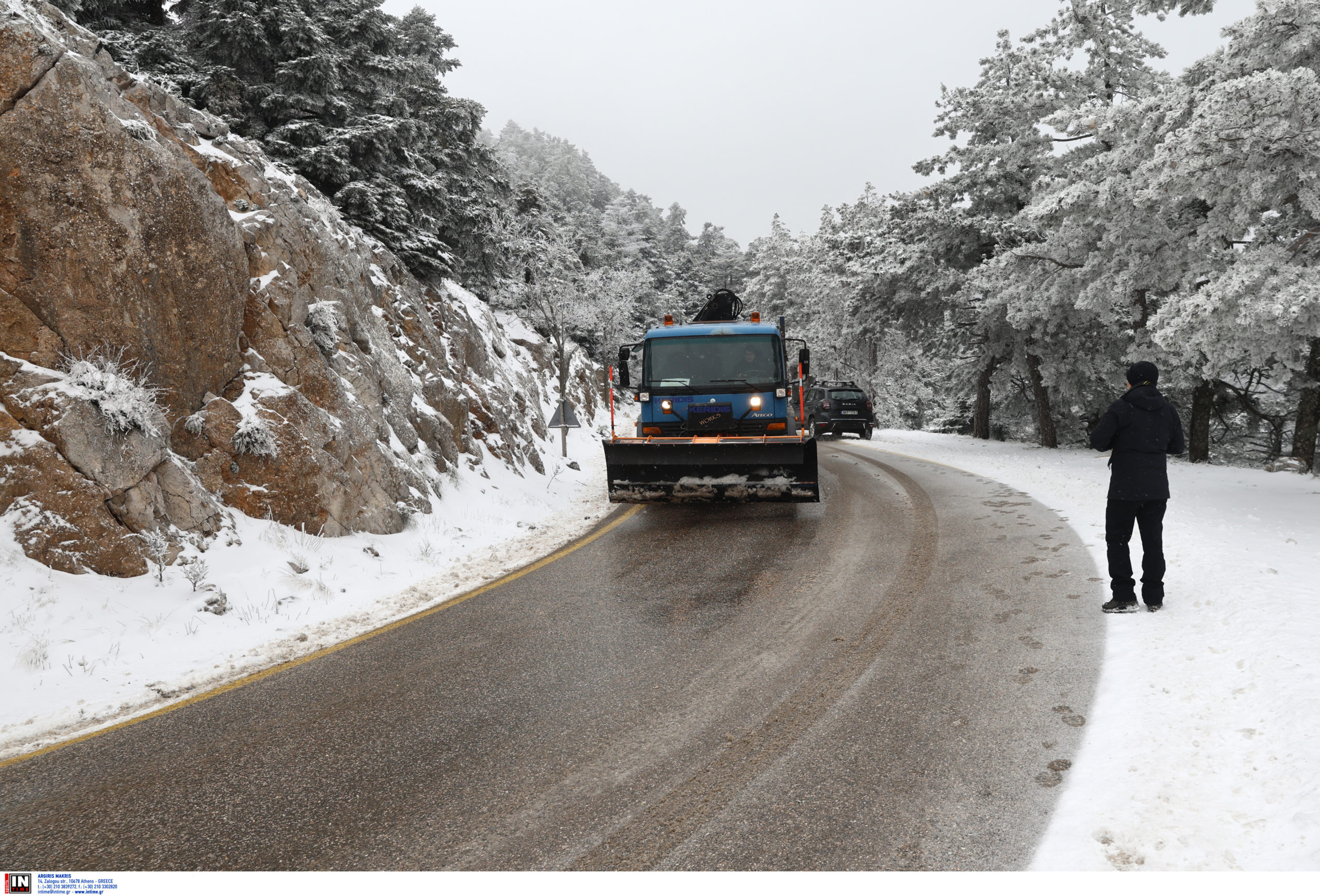 Χιόνια Πάρνηθα