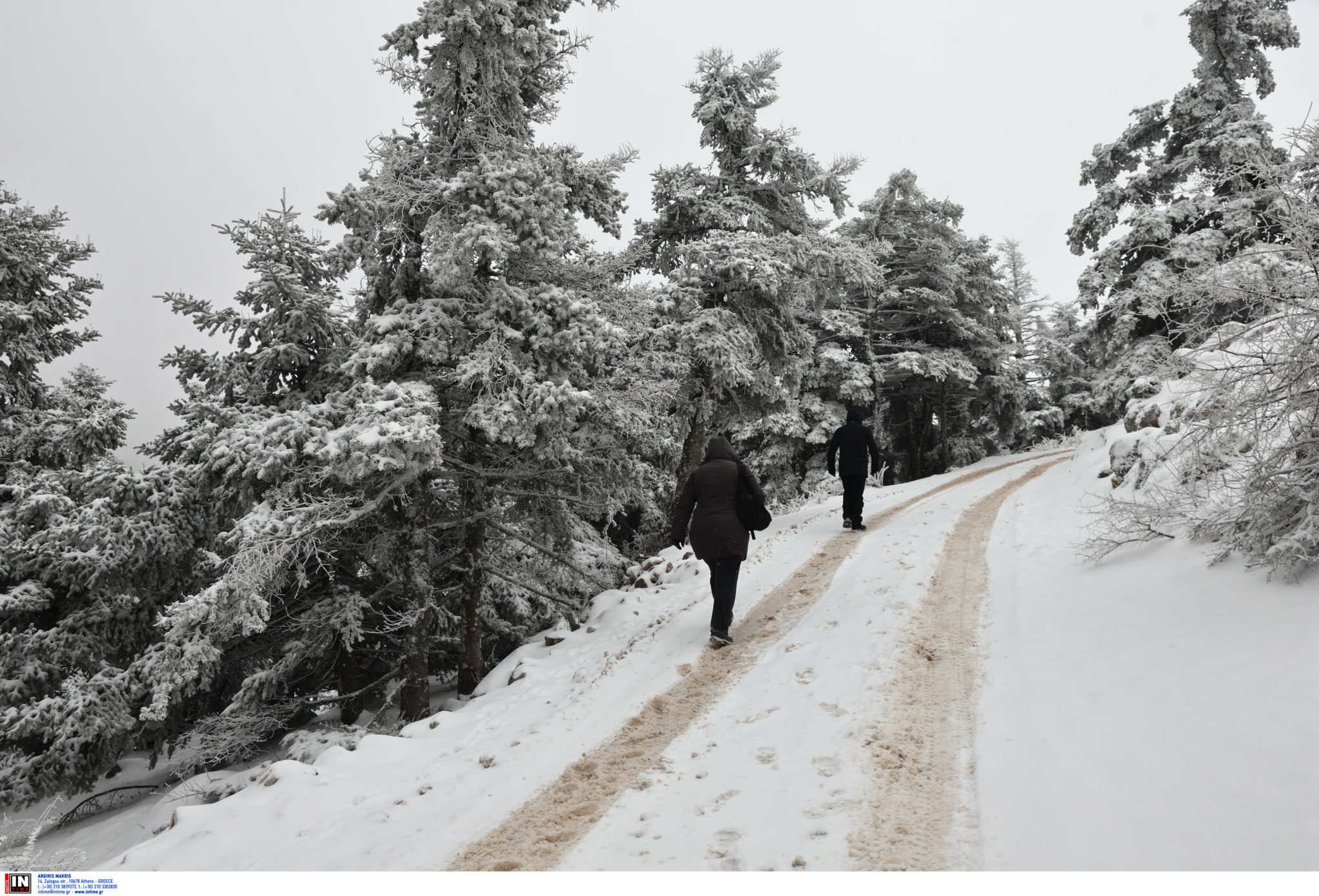 Χιόνια Πάρνηθα