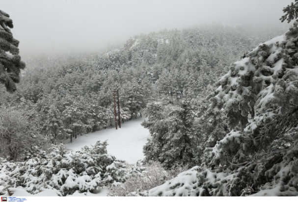 Χιόνια Πάρνηθα