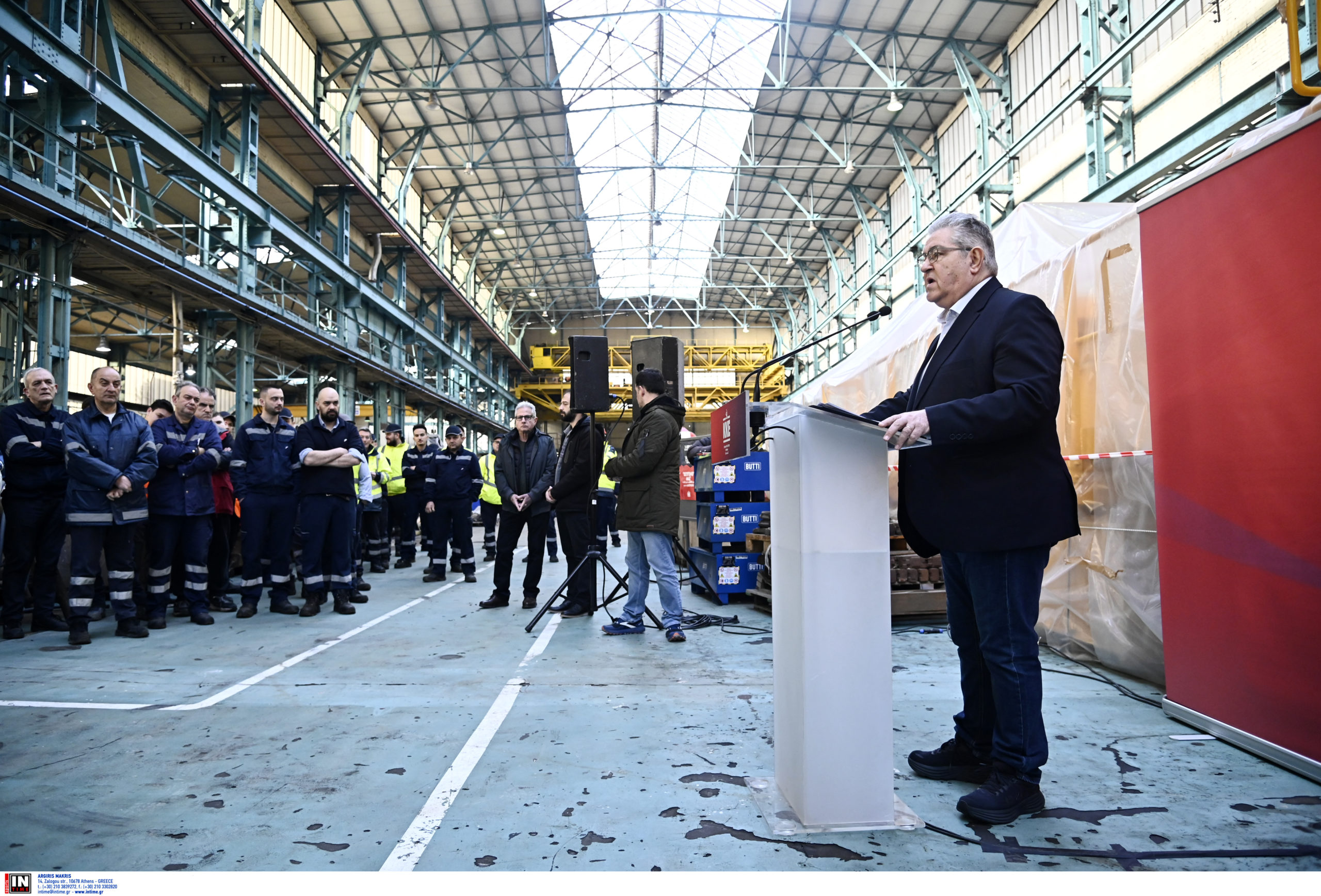 Κουτσούμπας σε συγκέντρωση εργαζομένων στη Hellenic Train: «Τώρα θα μιλήσει ο λαός, όλοι στην απεργία»