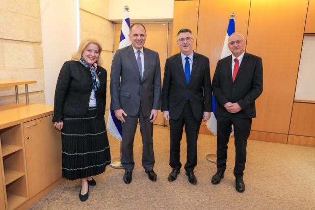 Συνάντηση Γεραπετρίτη με τον ΥΠΕΞ του Ισραήλ