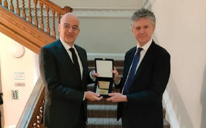 Συνάντηση Ν. Δένδια με τον Σύμβουλο Εθνικής Ασφάλειας του Ηνωμένου Βασιλείου