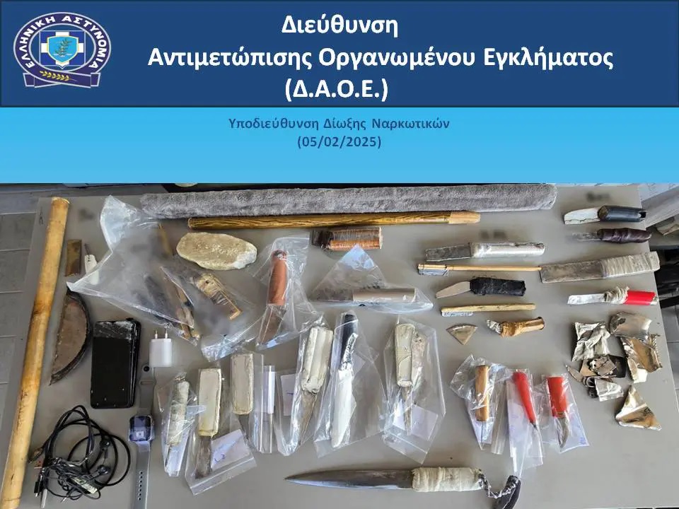 Φυλακές Λάρισας Αστυνομική επιχείρηση