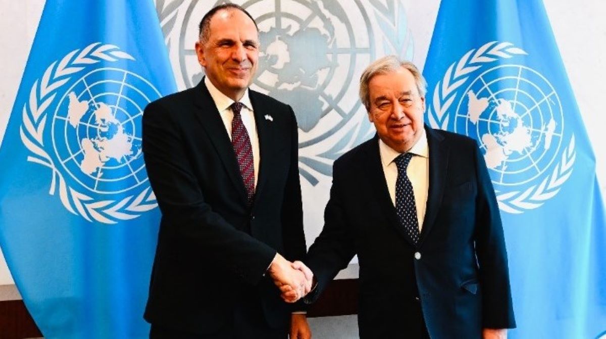 Γιώργος Γεραπετρίτης Αντόνιο Γκουτέρες