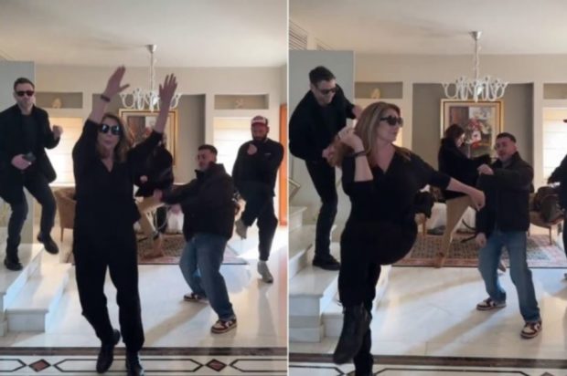 Άντζελα Γκερέκου χορεύει