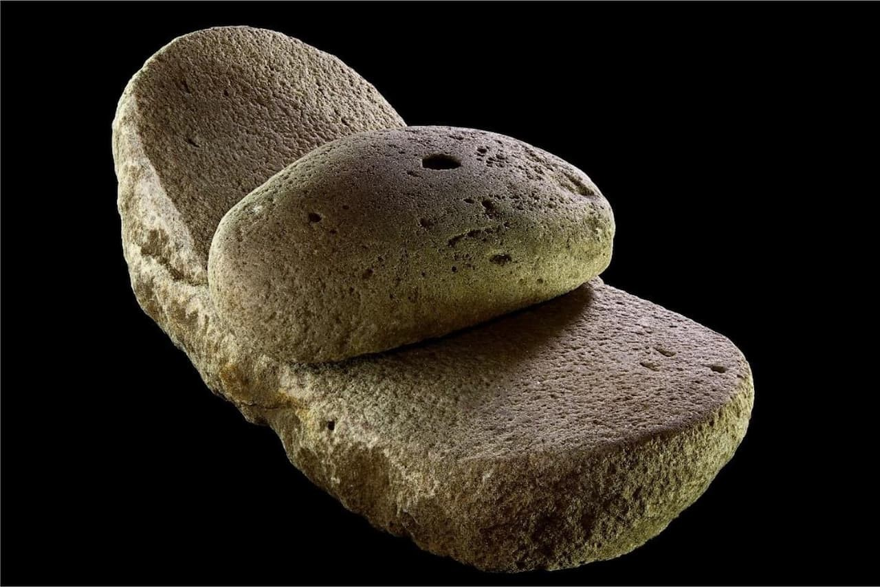 Ζευγάρι από το απόθεμα της ακονόπετρας. Φωτογραφία: J. Soldevilla / LDA