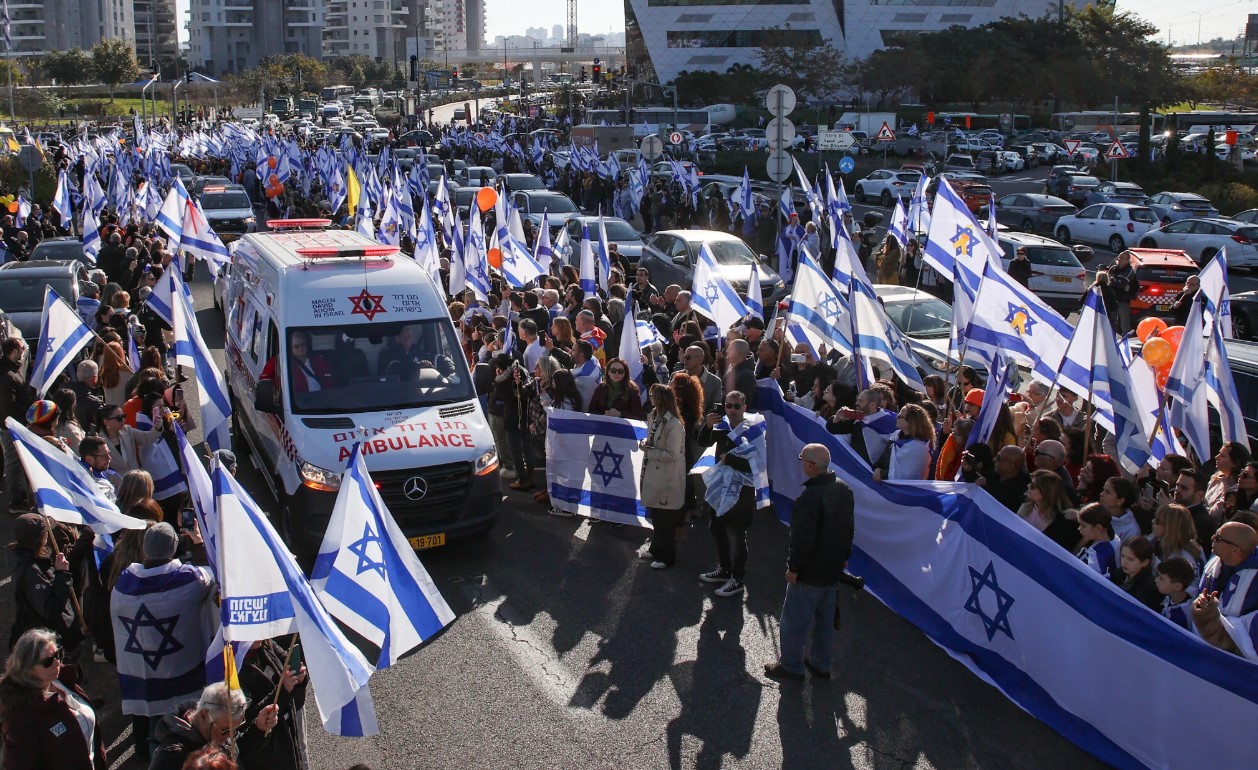 Ισραήλ νεκρώσιμη πομπή οικογένεια Μπίμπας