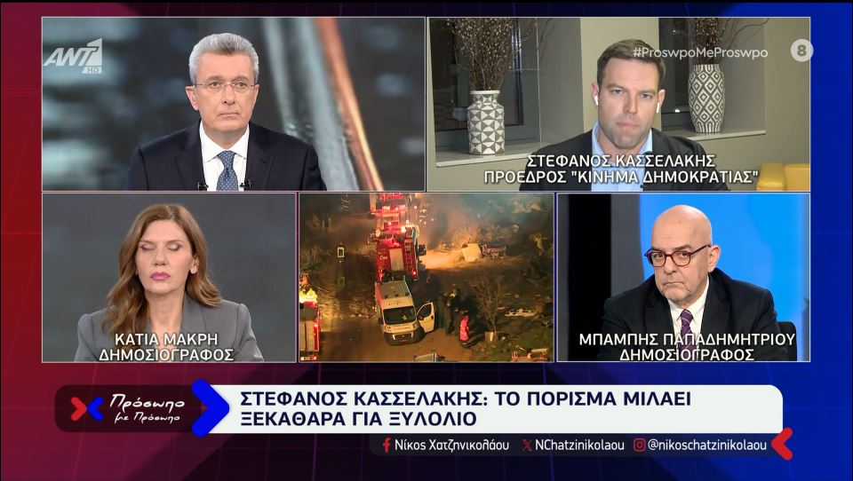 Κασσελάκης: Το πόρισμα για τα Τέμπη μιλάει για ξυλόλιο