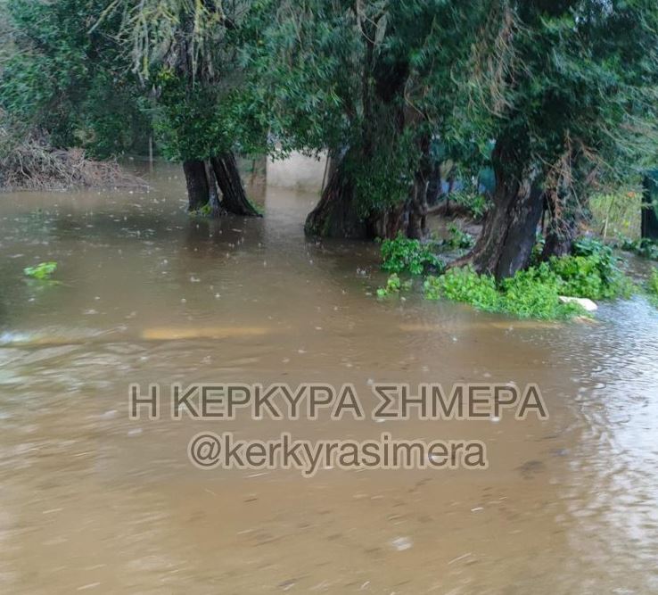 Κακοκαιρία στην Κέρκυρα