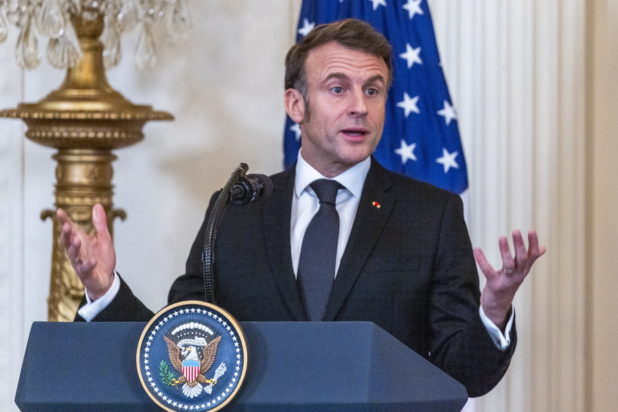 Εμανουέλ Μακρόν Συνέντευξη Τύπου με Ντόναλντ Τραμπ