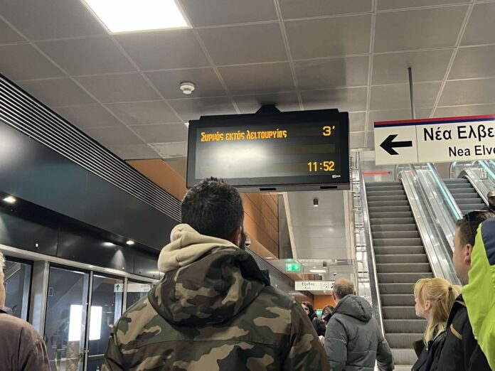 Μετρό Θεσσαλονίκης: Ακινητοποιήθηκαν οι συρμοί λόγω βλάβης στην ευθυγράμμιση – ΒΙΝΤΕΟ