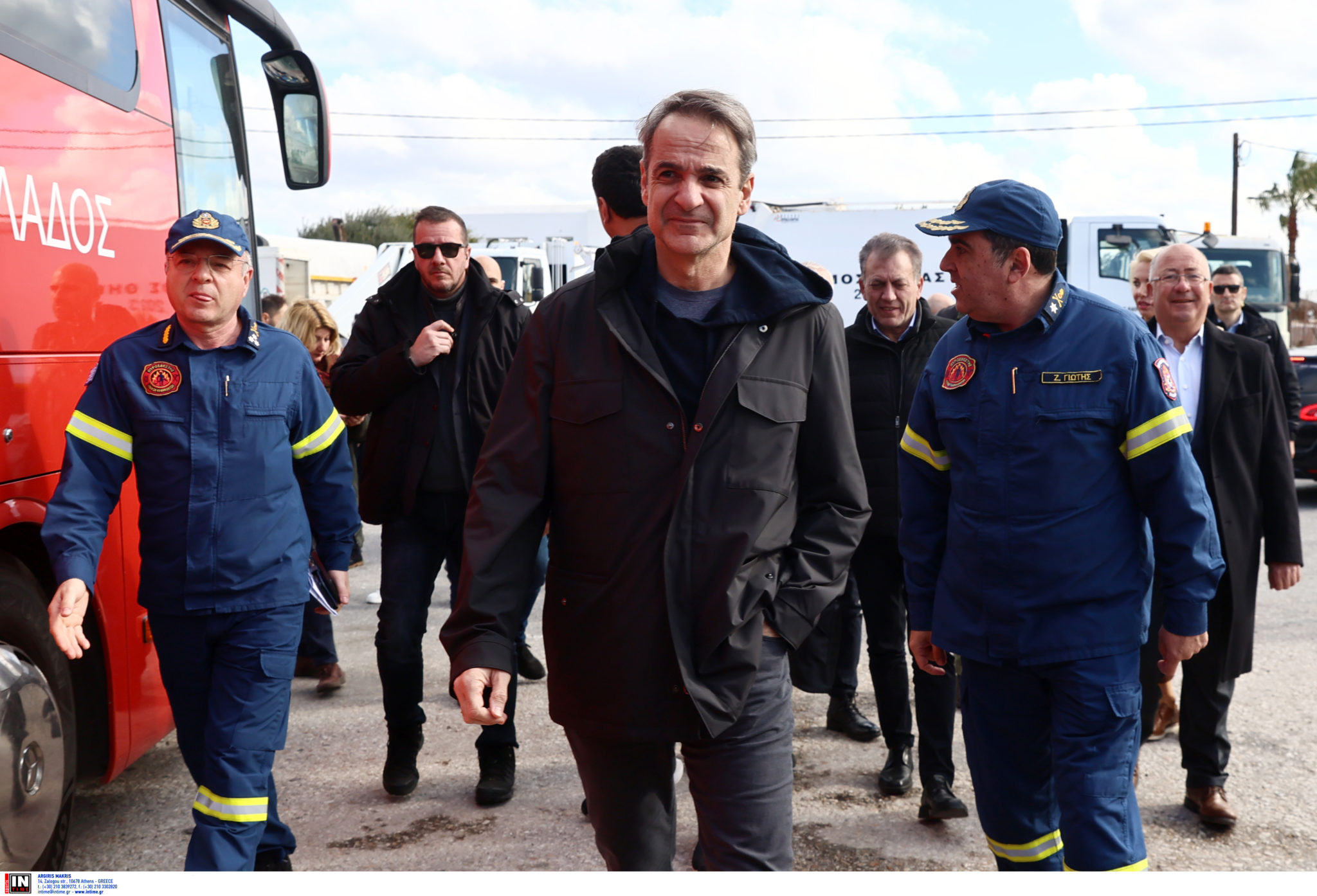 Στην Σαντορίνη ο Κυριάκος Μητσοτάκης