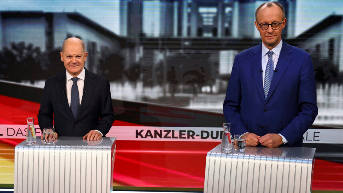 Εκλογές στη Γερμανία: Μετανάστευση, οικονομία και… κωπηλασία στο τελευταίο debate Όλαφ Σολτς-Φρίντριχ Μερτς