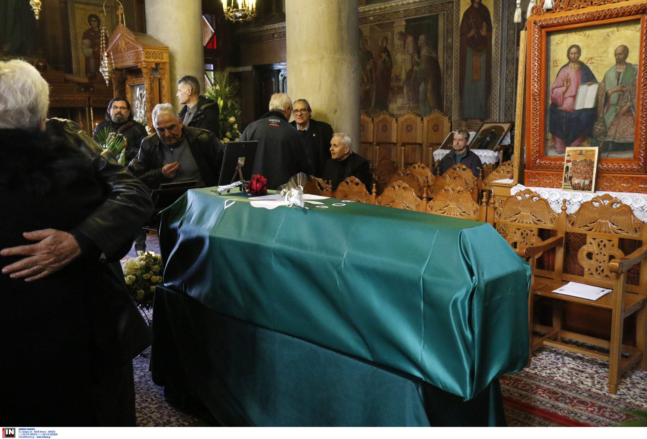 Τάκης Οικονομόπουλος κηδεία