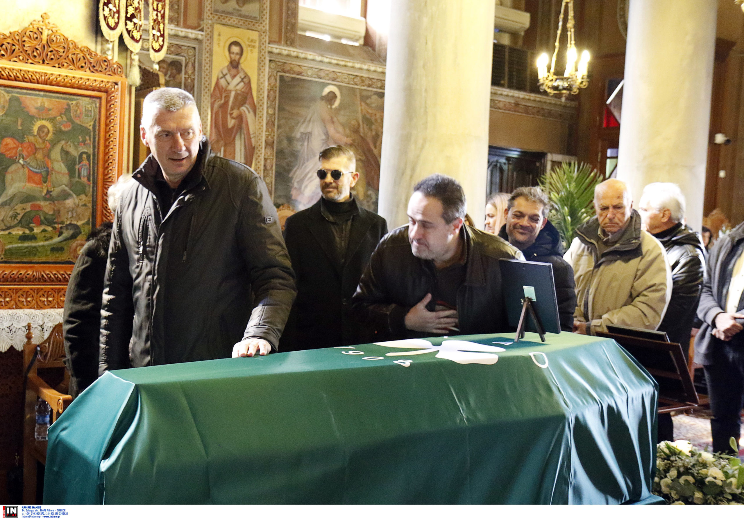 Τάκης Οικονομόπουλος κηδεία