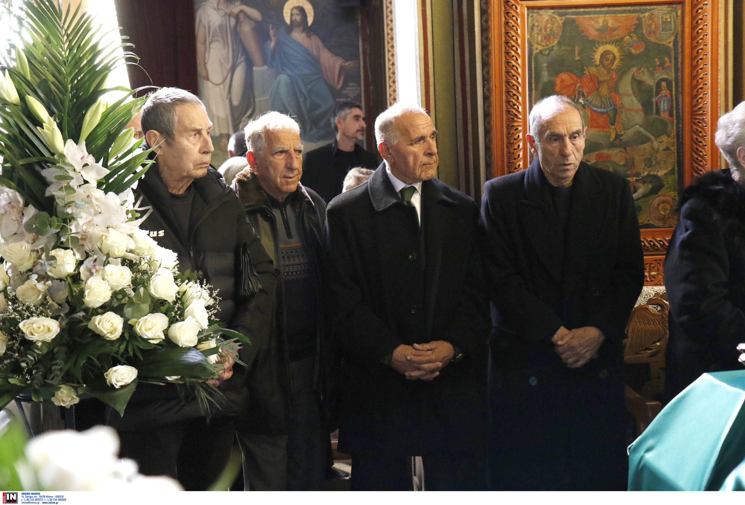 Τάκης Οικονομόπουλος κηδεία