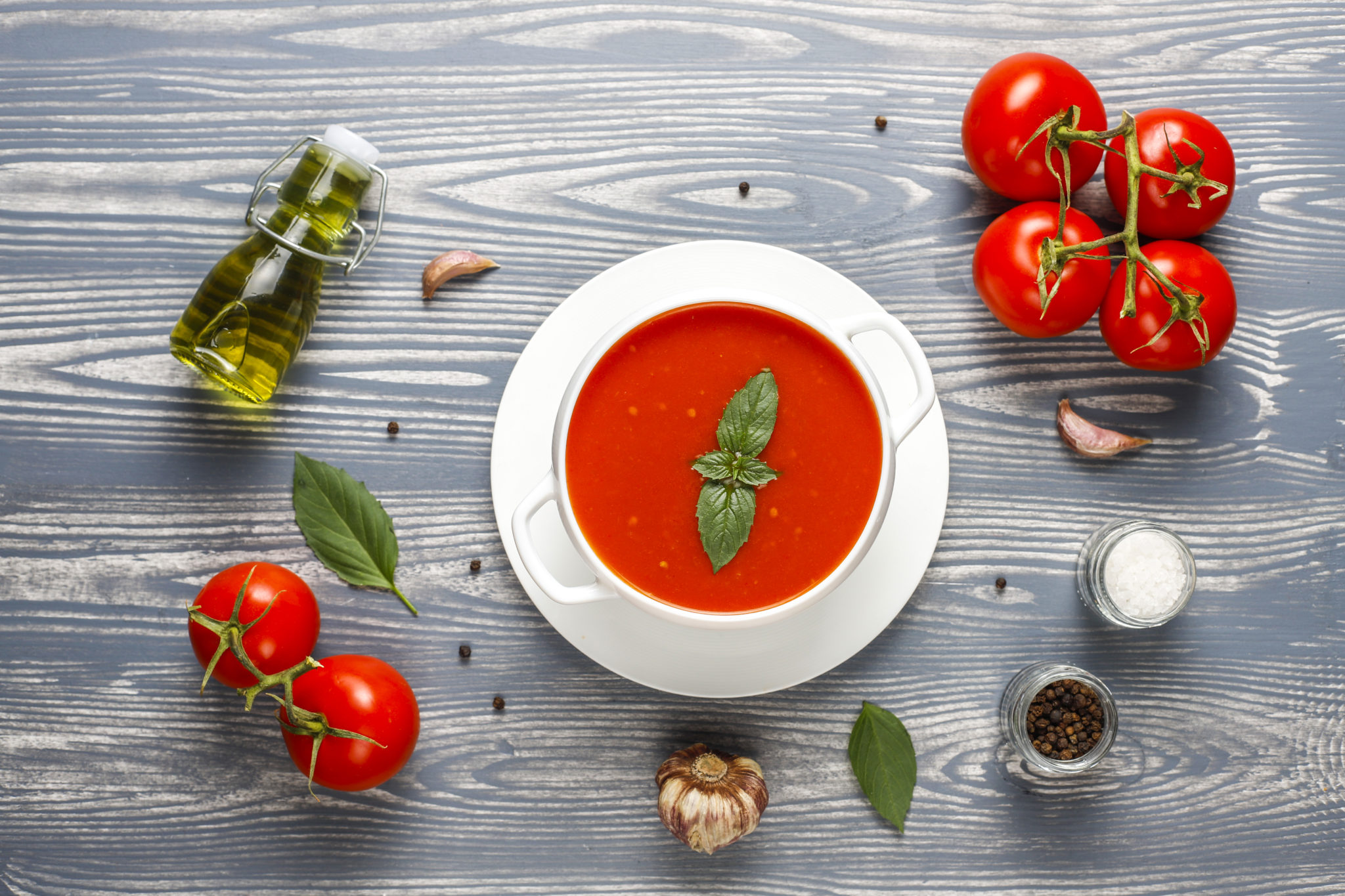 Συνταγή για νόστιμη ντοματόσουπα με 3 υλικά που ενισχύει το ανοσοποιητικό