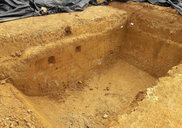 Λήψη από τις ανασκαφές. Φωτογραφία: M. Brenet / INRAP