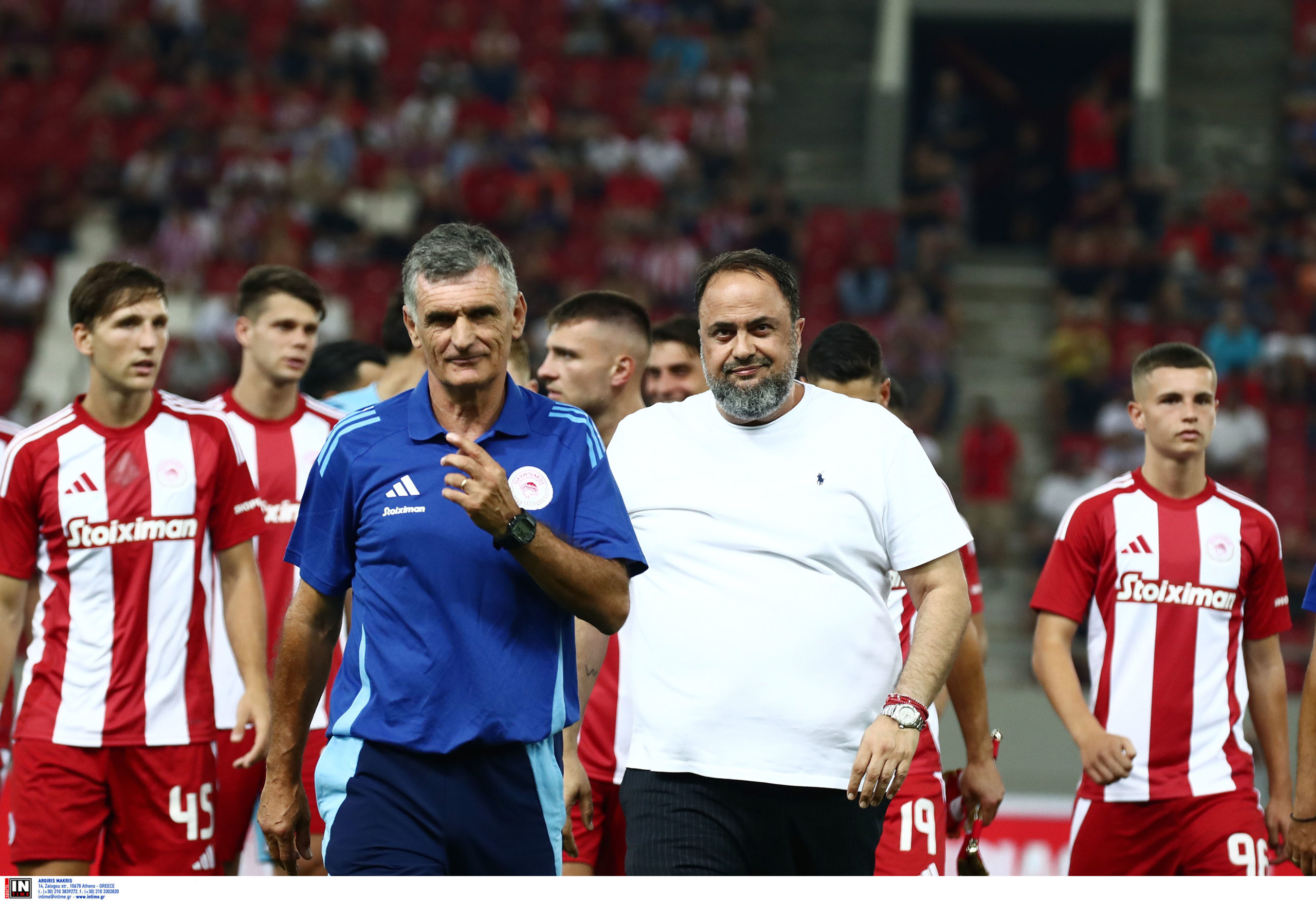 Βαγγέλης Μαρινάκης Χοσέ Λουίς Μεντιλίμπαρ Ολυμπιακός