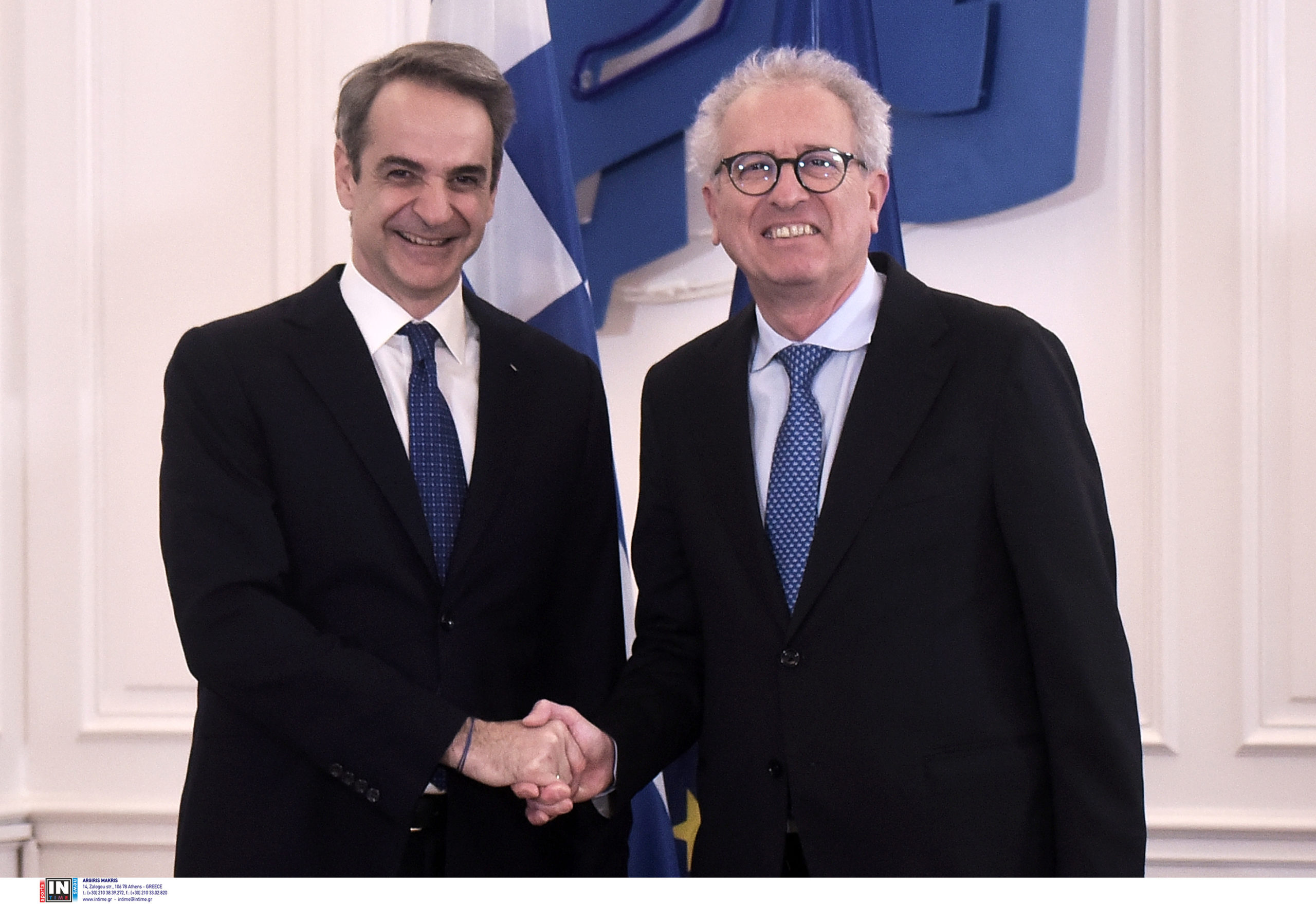 Συνάντηση Μητσοτάκη με τον επικεφαλής του Ευρωπαϊκού Μηχανισμού Σταθερότητας – Στο επίκεντρο οι ελληνικές οικονομικές προοπτικές