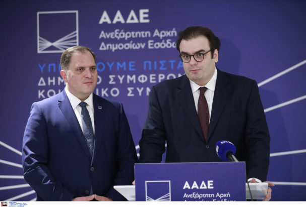 Συνάντηση Πιερρακάκη - Πιτσιλή στην ΑΑΔΕ