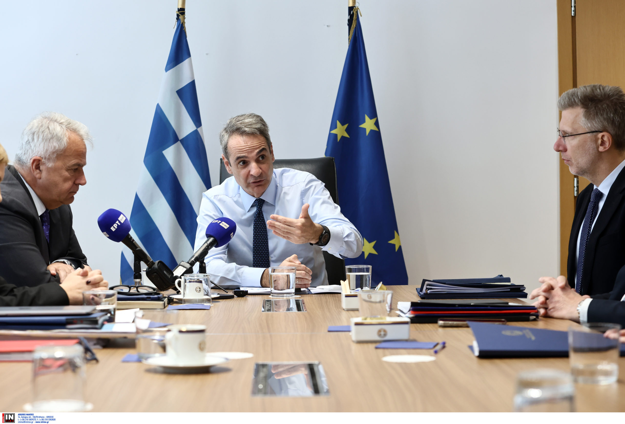 Μητσοτάκης από το υπουργείο Μετανάστευσης και Ασύλου: Δέσμευση της κυβέρνησης να πρωτοστατήσει στον διάλογο για τις επιστροφές