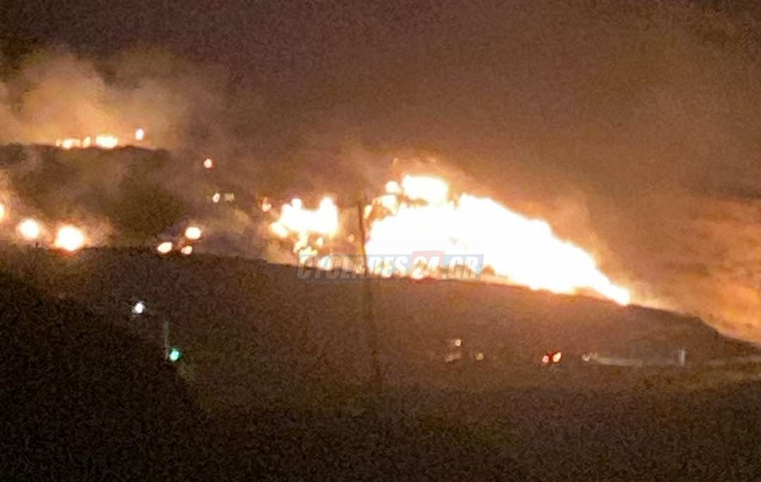 Σύρος: Φωτιά στην περιοχή Κοράκι – Συναγερμός στην Πυροσβεστική