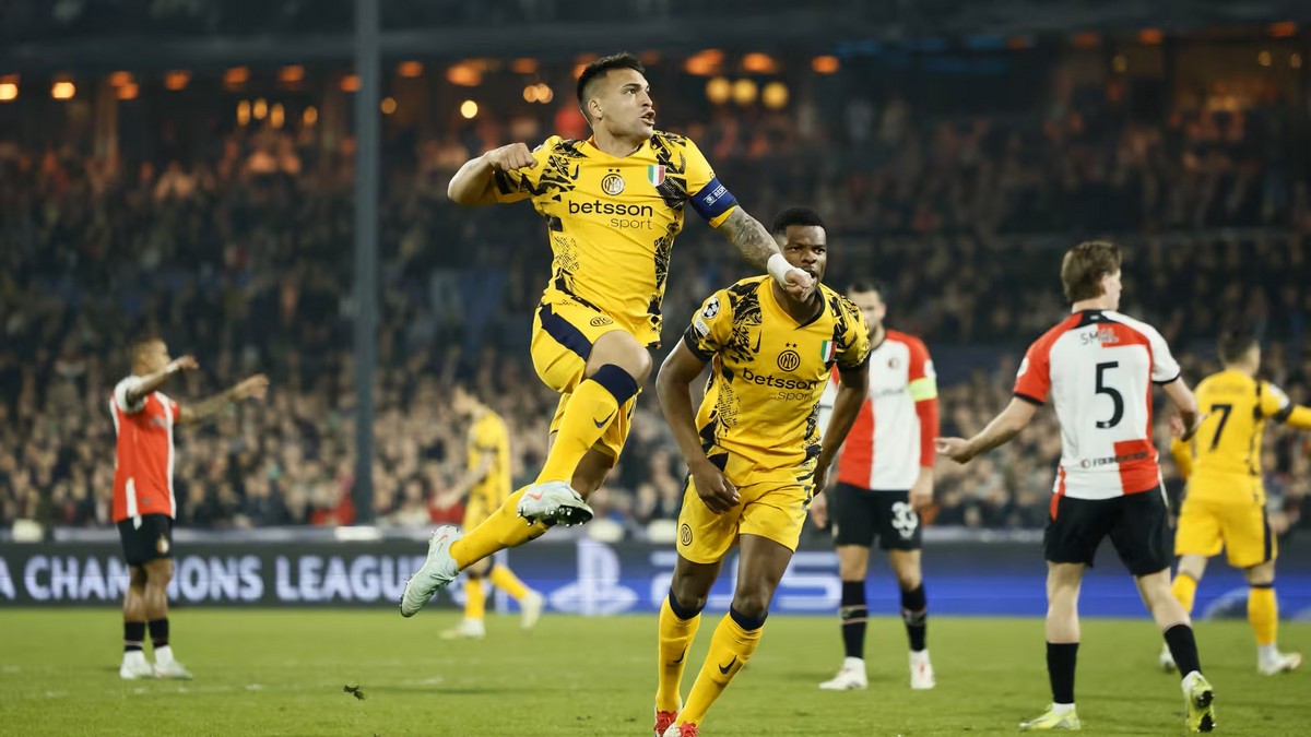 Champions League: «Καθάρισε» με την πρόκριση η Ίντερ από το πρώτο ματς με τη Φέγενορντ – Ιστορικό γκολ ο Μαρτίνες