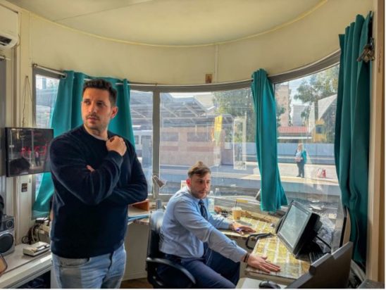 Ο Κυρανάκης στον Σταθμό Λαρίσης