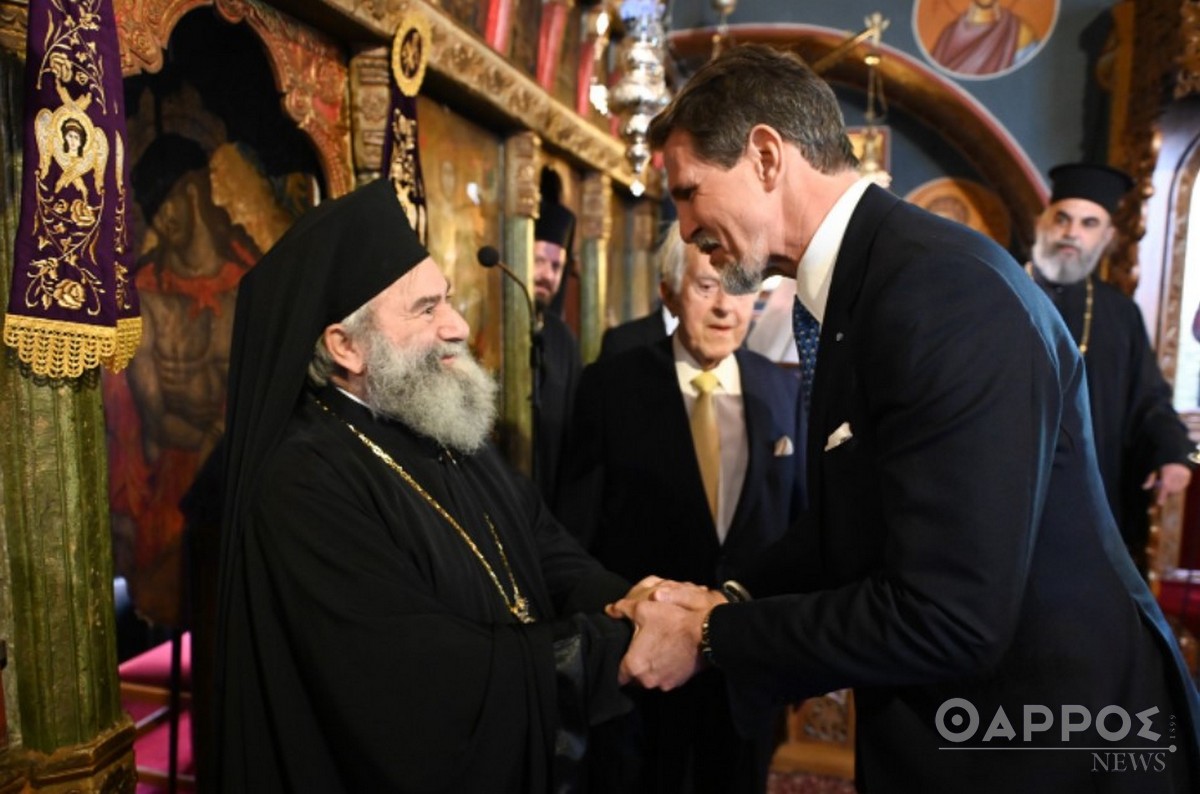 Αερόπολη, Παύλος Ντε Γκρες, Μητροπολίτης Μάνης Χρυσόστομος