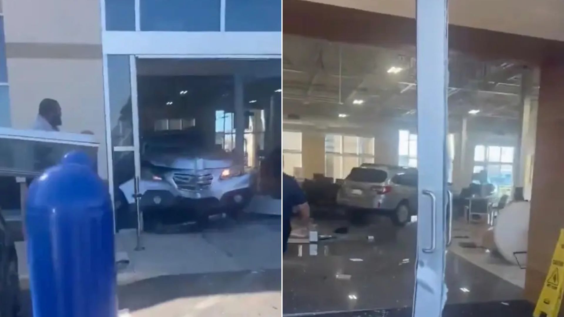 Βίντεο-σοκ: Όχημα εισβάλλει με ταχύτητα σε αντιπροσωπεία αυτοκινήτων – Τουλάχιστον 8 τραυματίες