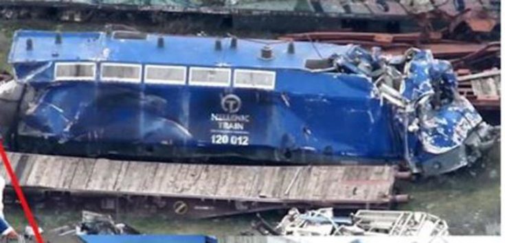 Εμπορική αμαξοστοιχία- Τέμπη