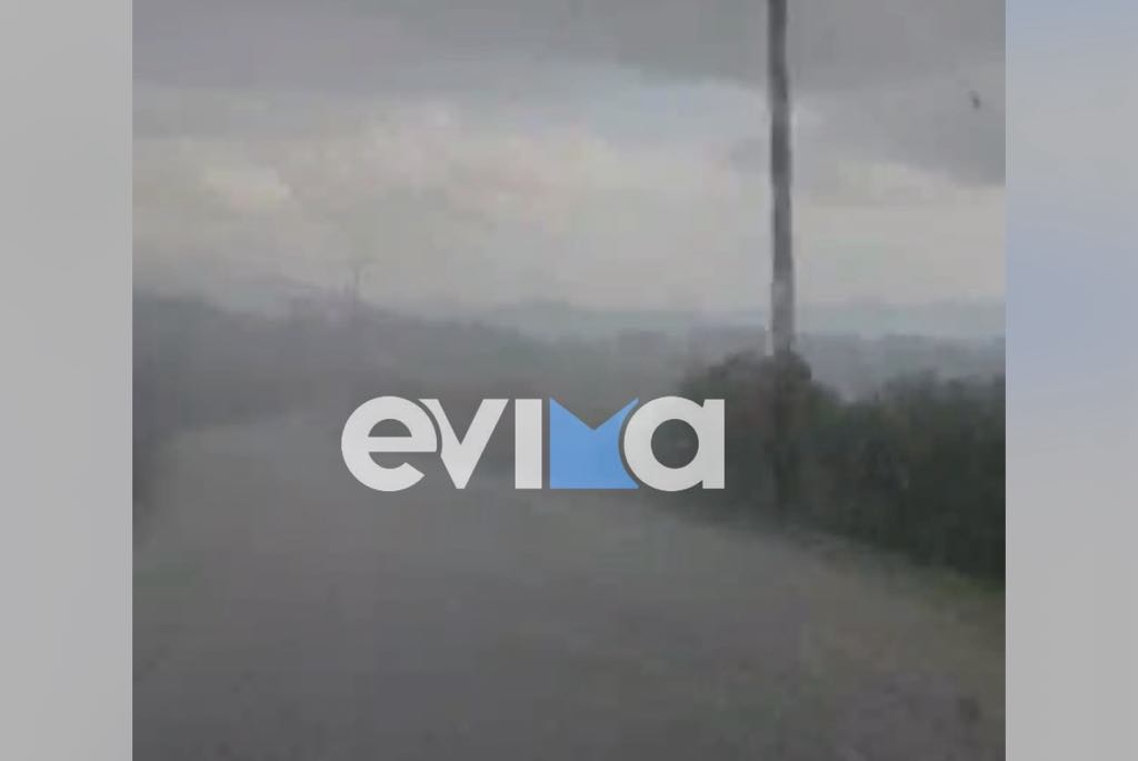 Σφοδρή χαλαζόπτωση στην Εύβοια – Δείτε βίντεο