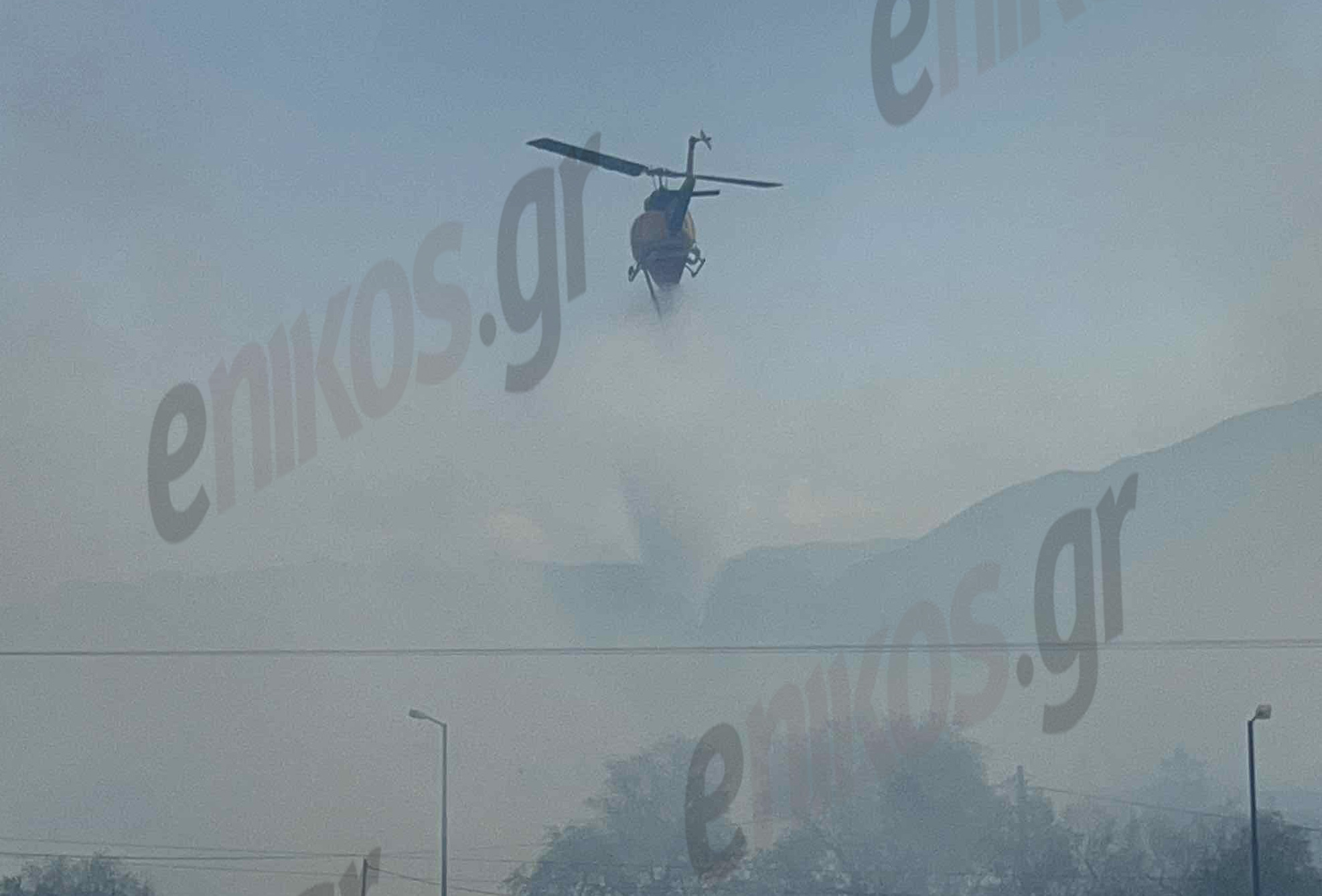 Νέα φωτιά στα Χανιά – Πνέουν ισχυροί άνεμοι, επιχειρεί ένα ελικόπτερο – ΦΩΤΟ αναγνώστη