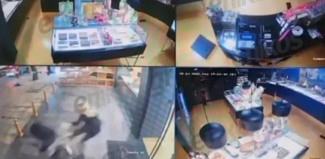 Βίντεο ντοκουμέντα: Υπάλληλος πάλεψε με ληστή και πήρε πίσω μέρος των κλεμμένων χρημάτων – Ο 25χρονος «χτυπούσε» μαγαζιά σε Ηλιούπολη και Άλιμο