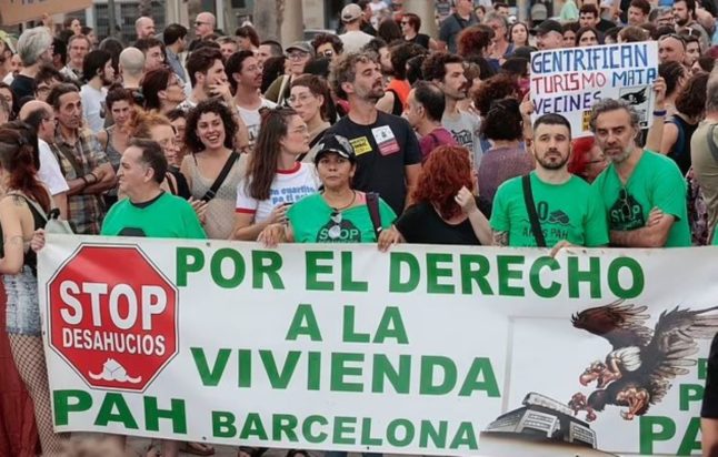 Ισπανία διαδηλωτές κατά του υπερτουρισμού