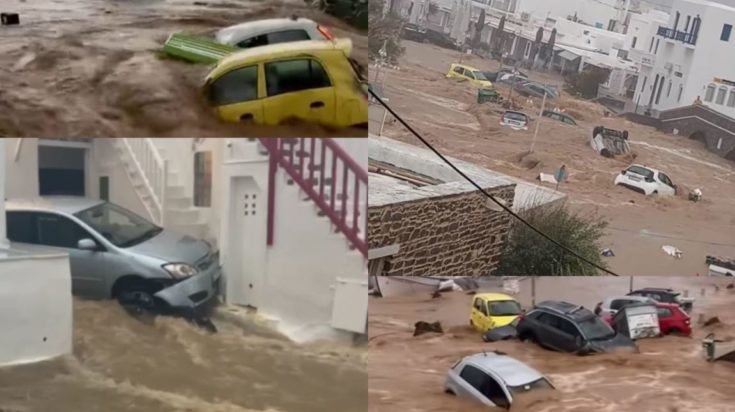 Πάρος, Μύκονος, κακοκαιρία