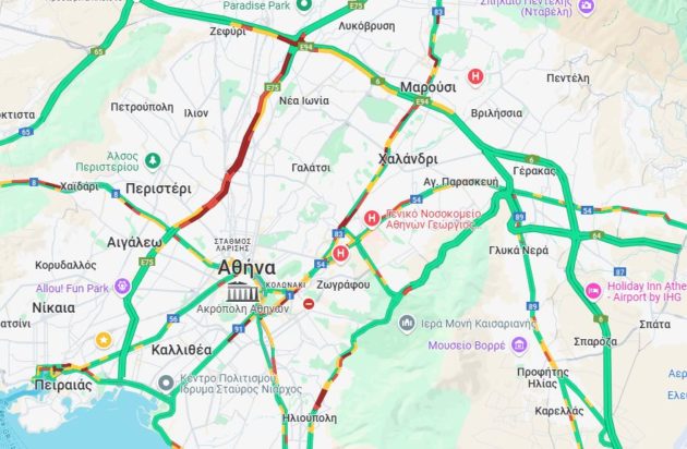 Ο χάρτης της κίνησης