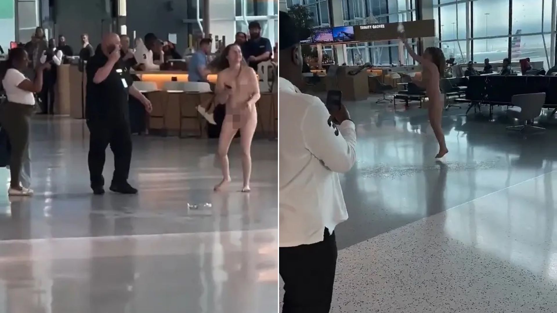 Χάος στο αεροδρόμιο του Ντάλας: Γυμνή γυναίκα δάγκωσε και επιτέθηκε σε εργαζομένους – «Είμαι η θεά Αφροδίτη»