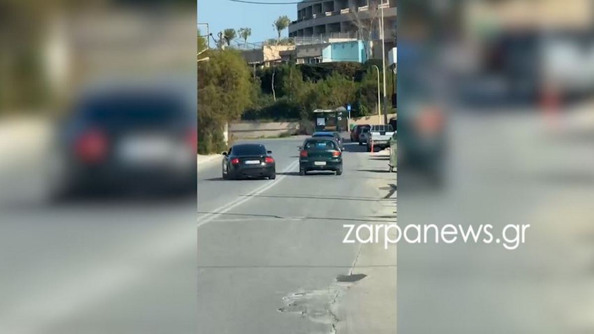 Χανιά: Οδηγός κάνει επικίνδυνες προσπεράσεις πάνω στις στροφές – ΒΙΝΤΕΟ
