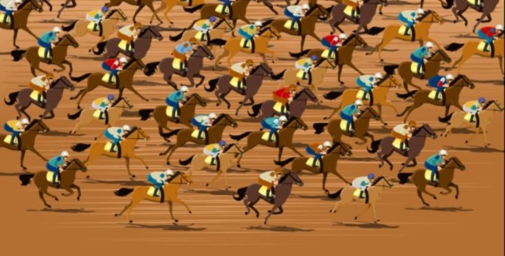 Οπτική ψευδαίσθηση: Μόνο το 1% των ανθρώπων θα βρει τον αναβάτη χωρίς καπέλο σε 8 δευτερόλεπτα