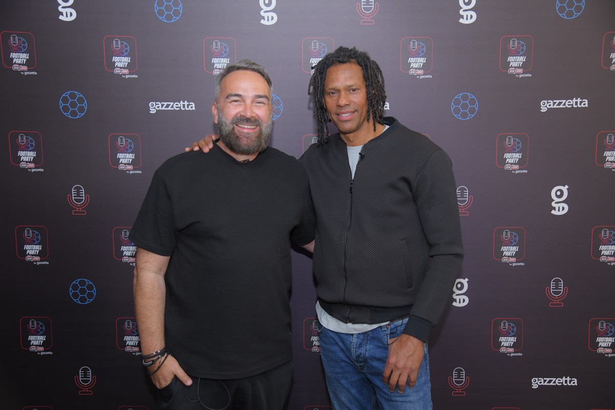 Ο Ντανιέλ Μπατίστα και ο Γρηγόρης Γκουντάρας σε ένα μοναδικό show στο Πάμε Στοίχημα Football Party by Gazzetta – Οι ιστορίες από το παρελθόν και οι ατάκες που σκόραραν στη διασκέδαση